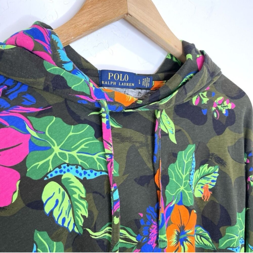 Polo by Ralph Lauren Floral Camouflage Women's Hoodie - Picture 8 of 10